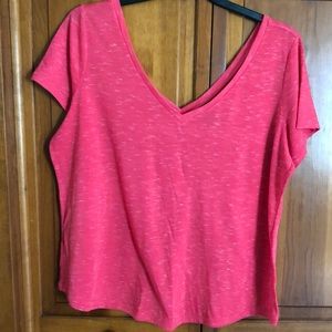 Torrid pink short sleeved top size 1